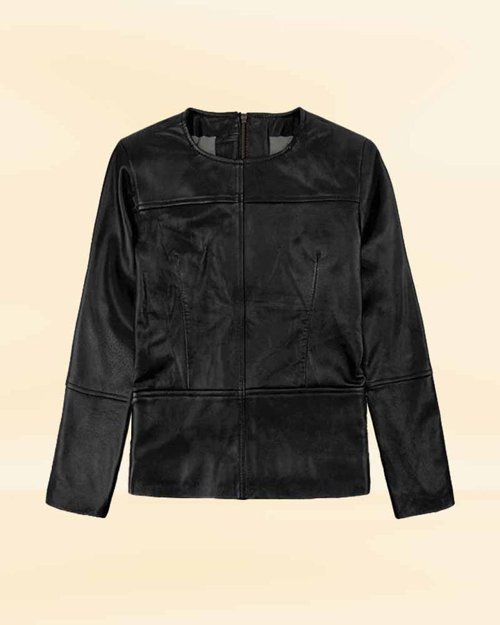 Timeless leather top design for a classic look