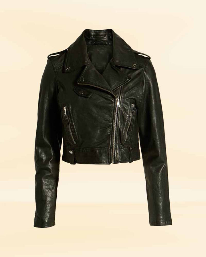 Stylish moto jacket with a modern twist