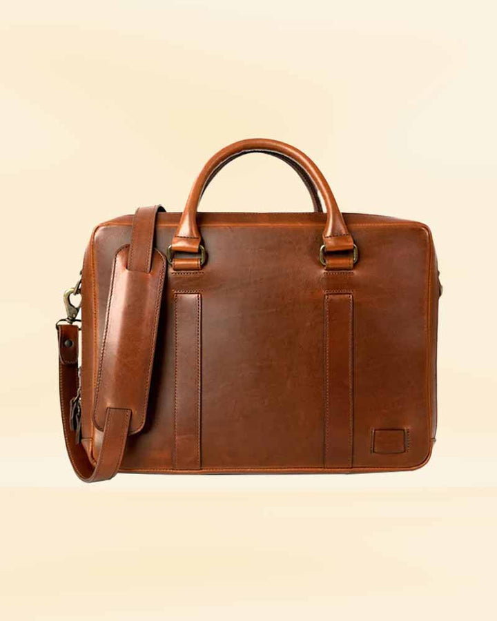 Luxurious leather briefcase for the fashion-conscious professional
