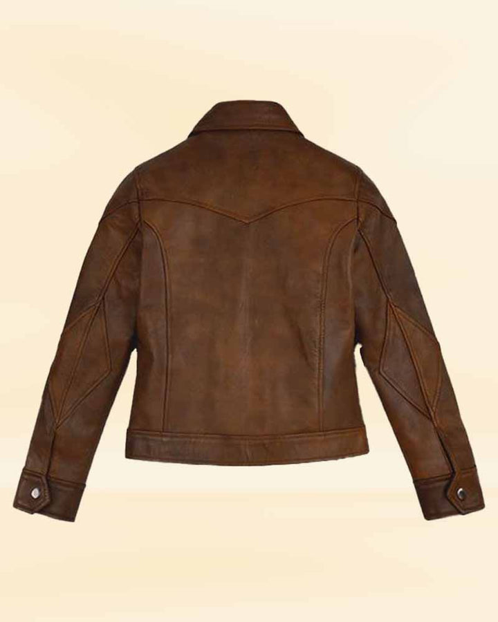 Edgy jacket with a sleek and modern design USA style