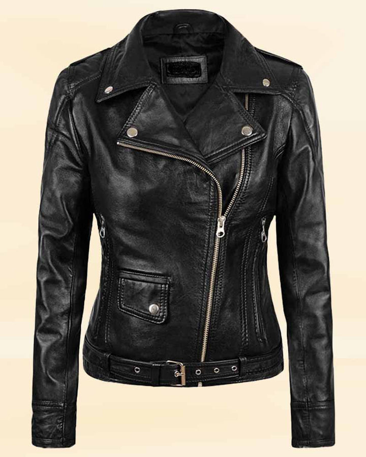 Elevate your style with this sleek and edgy leather jacket inspired by Terminator Genisys in American style