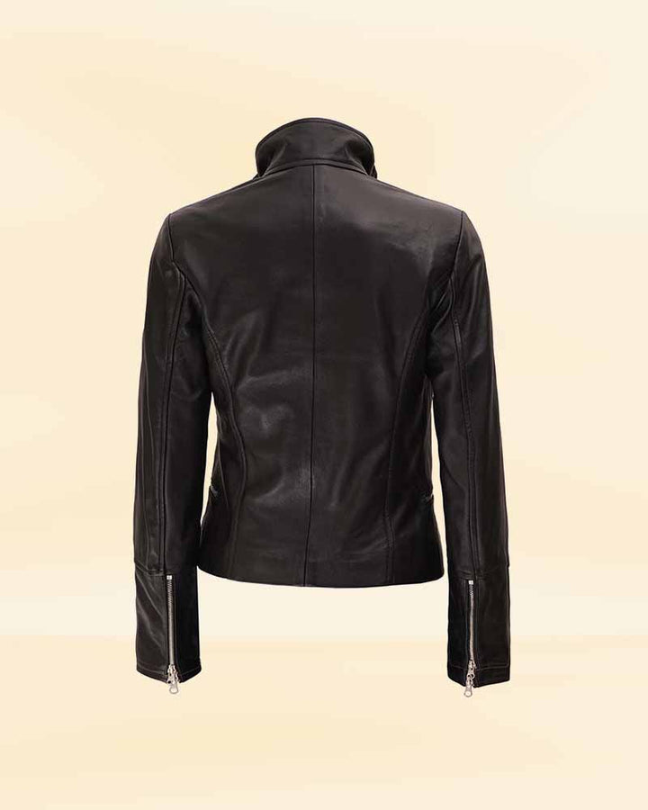 Durable black leather jacket built to last