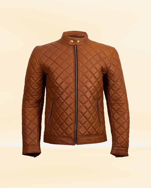 Rider's Edge Quilted Leather Jacket