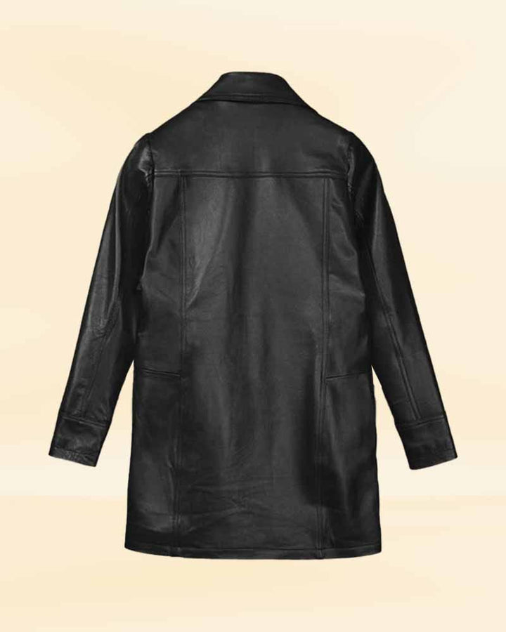 Women's Timeless Leather Trench Coat
