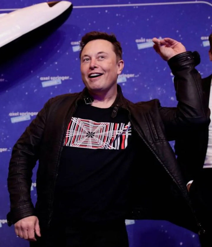Upgrade your wardrobe with this timeless Elon Musk-inspired leather jacket in American style