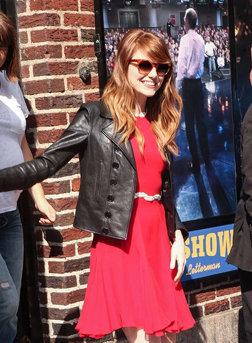 Upgrade your style with Emma Stone's iconic jacket in American style