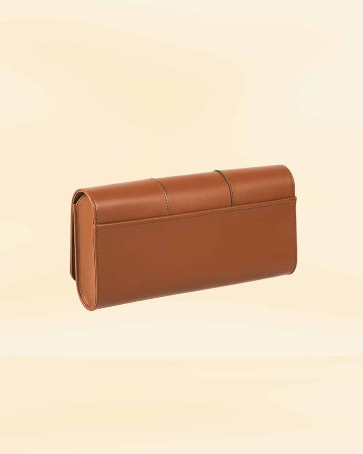 The Saddle Satchel leather clutch for sale in usa