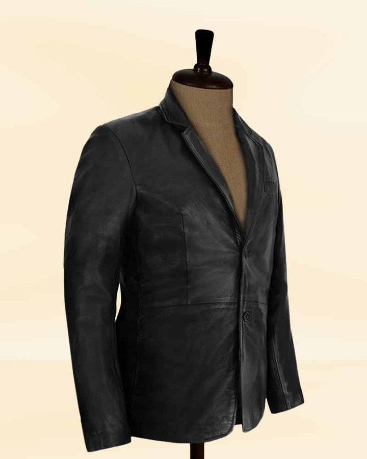 Dave Bautista Celebrity Leather Blazer Jacket in USA market