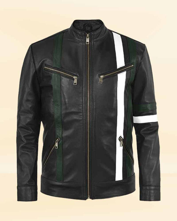 Midnight Shadow Leather Jacket USA style