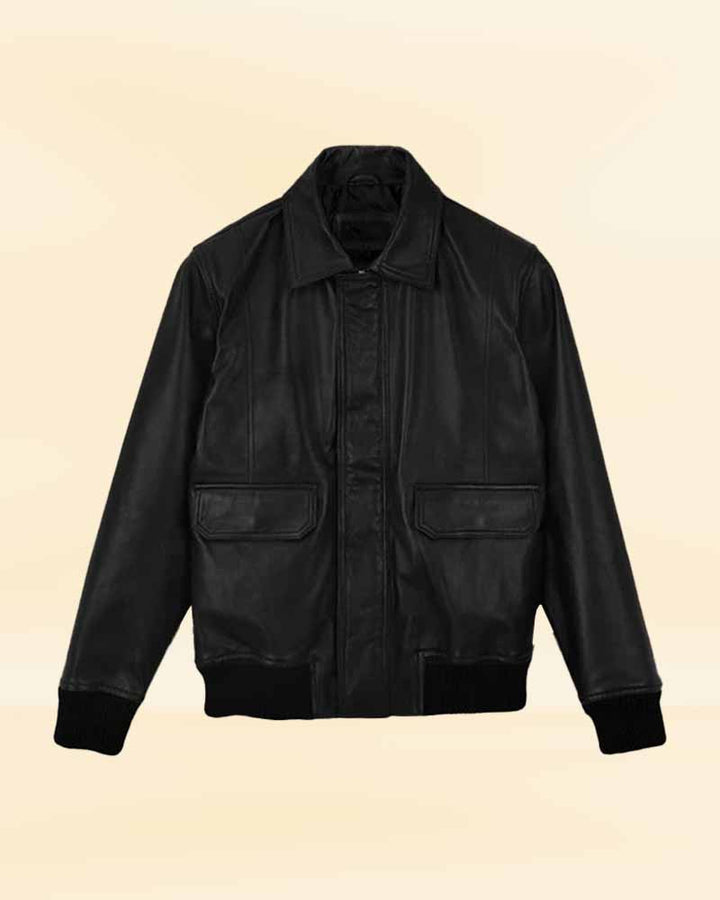 Robert Pattinson Men's Celebrity Leather Jacket in USA market