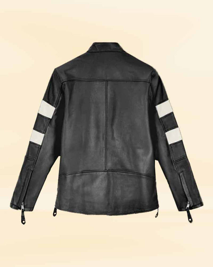 Rev up your style with the Keanu Reeves motorcycle leather jacket for a classic and daring appearance in France style