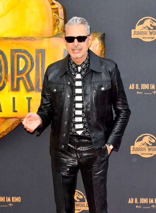 The Ultimate Men's Leather Jacket Inspired by Jeff Goldblum's Style in United state market