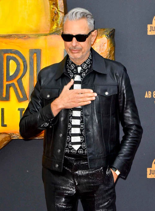 Sleek and Classic Jeff Goldblum Jacket for Men in German market