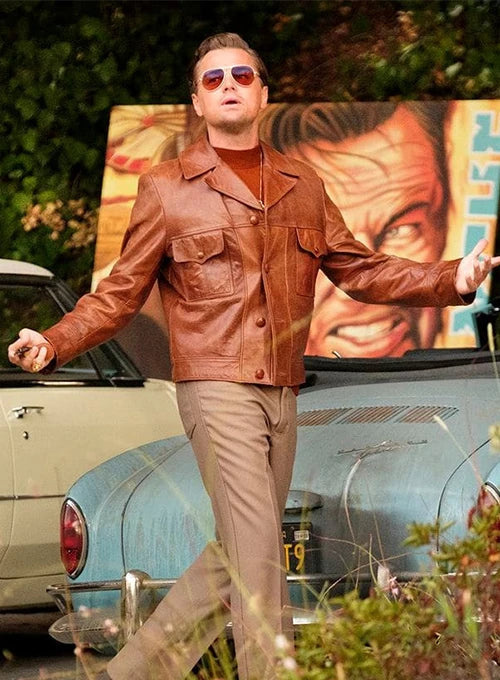 Sophisticated leather jacket worn by DiCaprio in USA market