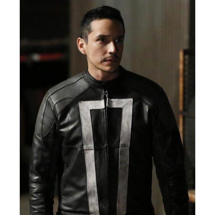 Get the edgy look of Gabriel Luna's Robbie Reyes leather jacket from Agents of Shield in American style