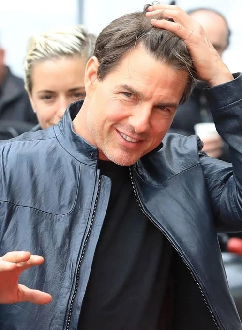 Tom Cruise's sleek leather jacket from Mission Impossible: Fallout on USA market