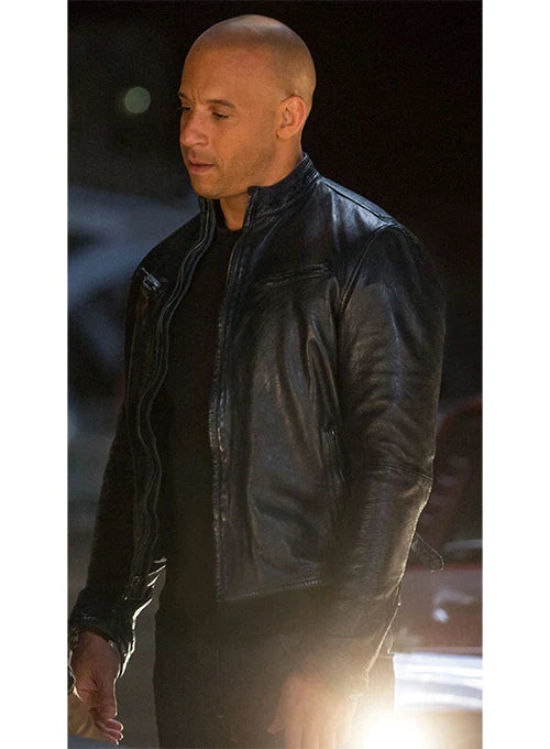 Vin Diesel donning a stylish leather jacket from Fast and Furious 6 in USA market