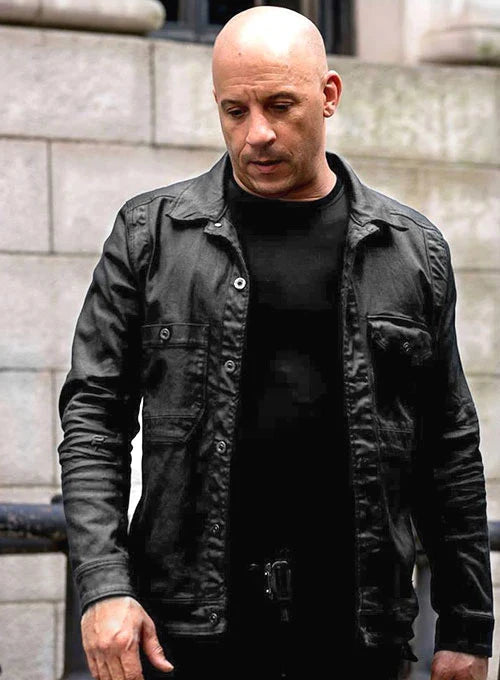 Get the Fast and Furious 8 look with Vin Diesel's leather jacket in American style